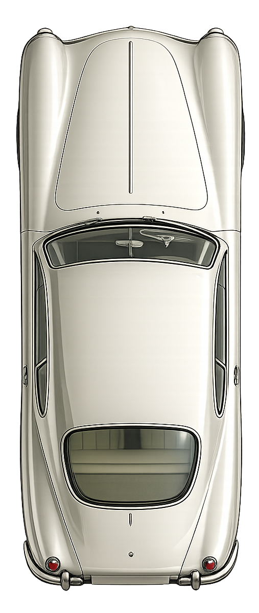 DB Mark III — vue de dessus