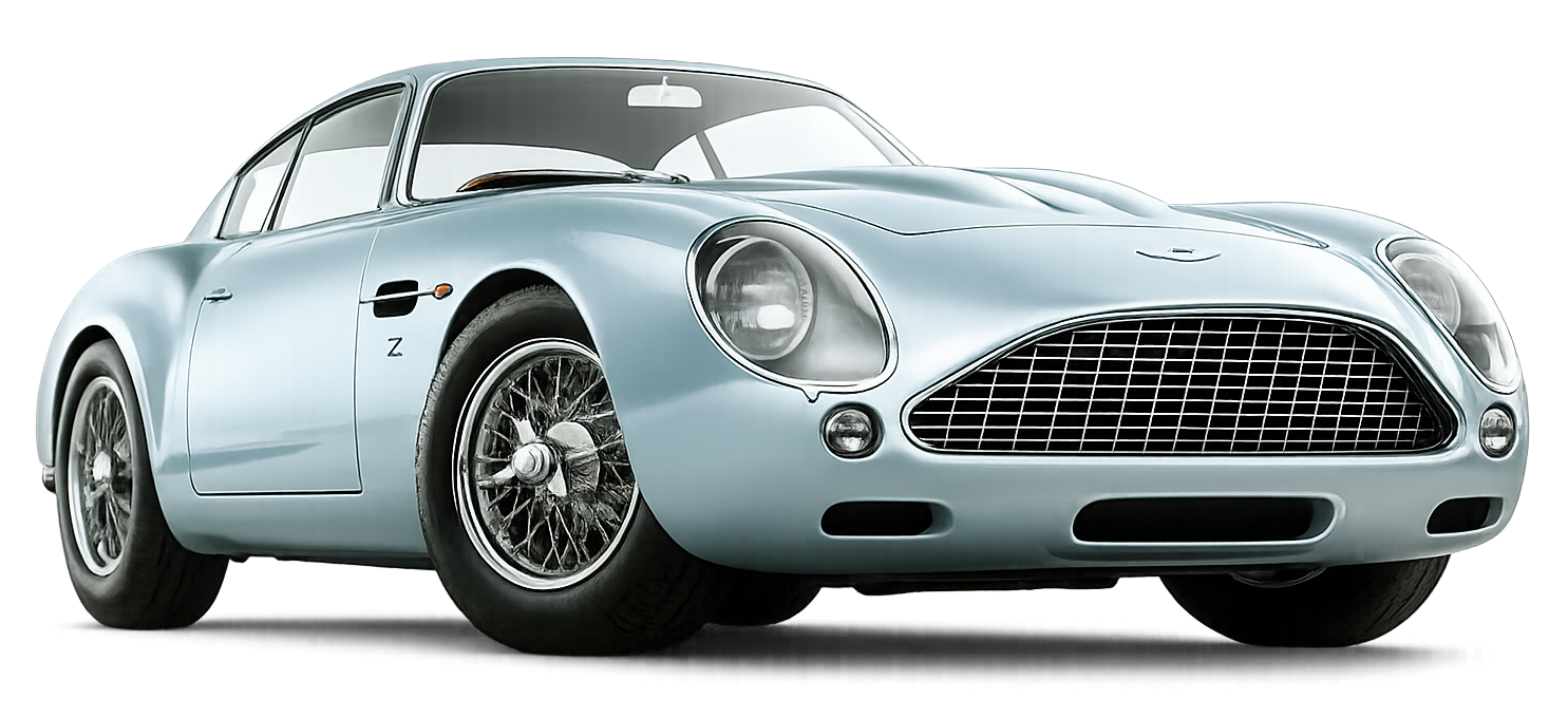 DB4 GT Zagato — three-quarter view