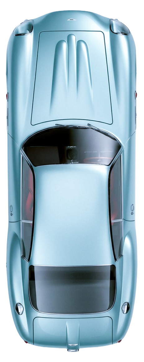 DB4 GT Zagato — vue de dessus