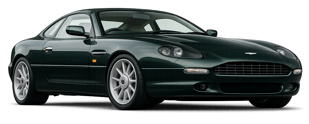 DB7 — three-quarter view