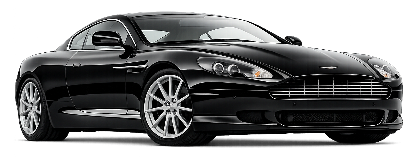 DB9 — three-quarter view