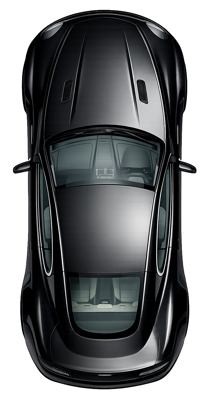 DB9 — vue de dessus
