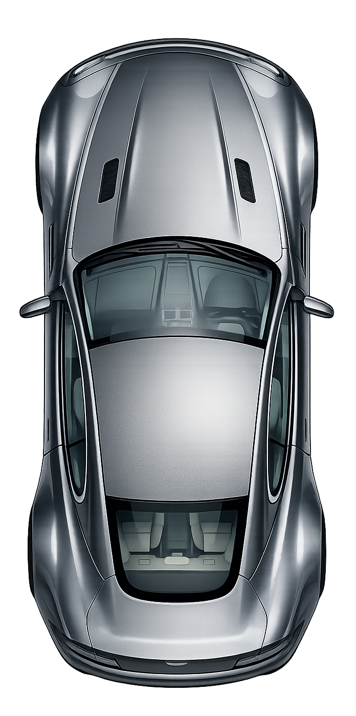 V8 Vantage (2005) — vue de dessus