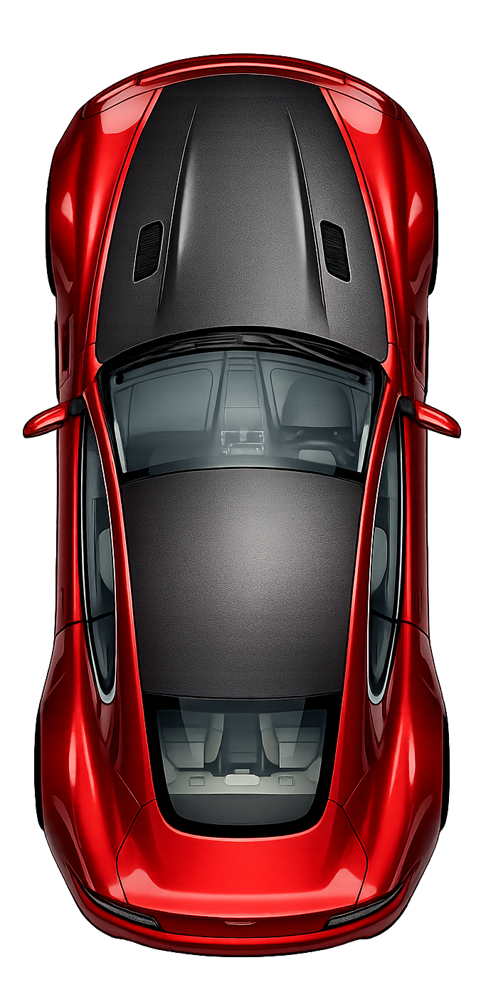 V12 Vantage — vue de dessus