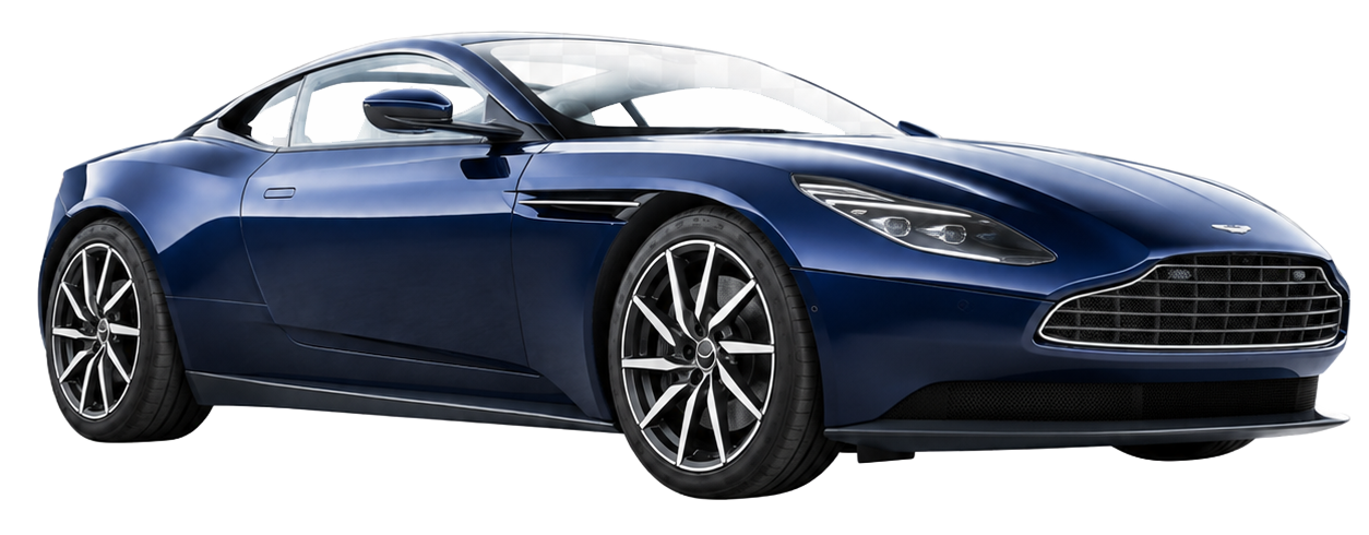 DB11 — three-quarter view