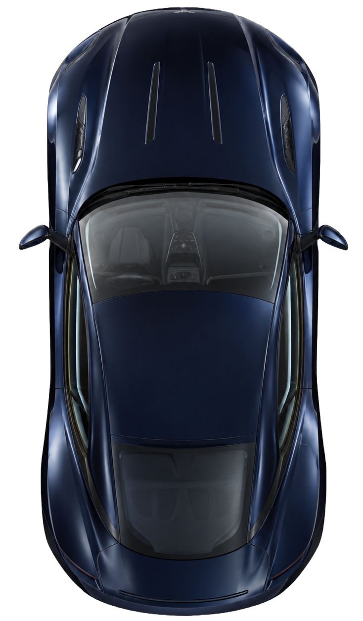 DB11 — vue de dessus