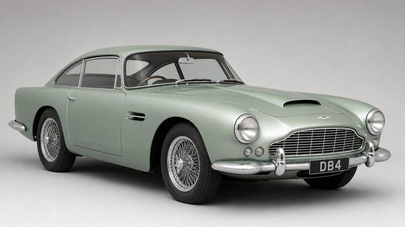 DB4 Newport Pagnell 1958 : 5 ruptures techniques majeures