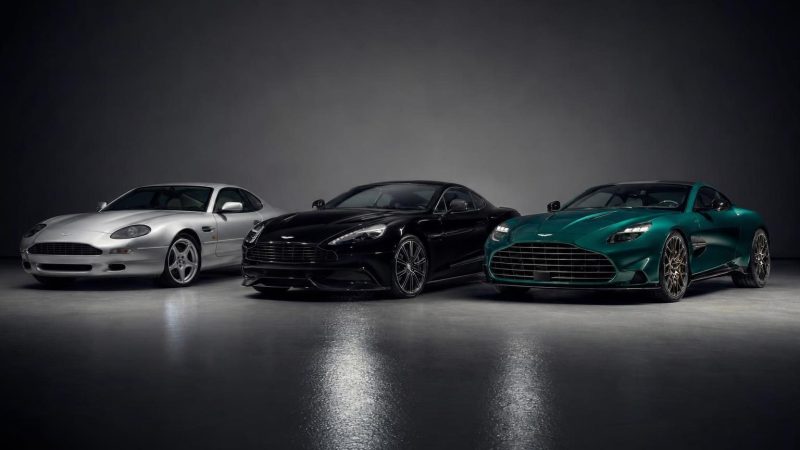 Vanquish 25 ans : 3 générations, une promesse de V12 au sommet