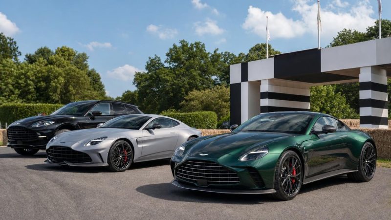 Goodwood Festival of Speed 2026 : 4 Aston Martin au sommet